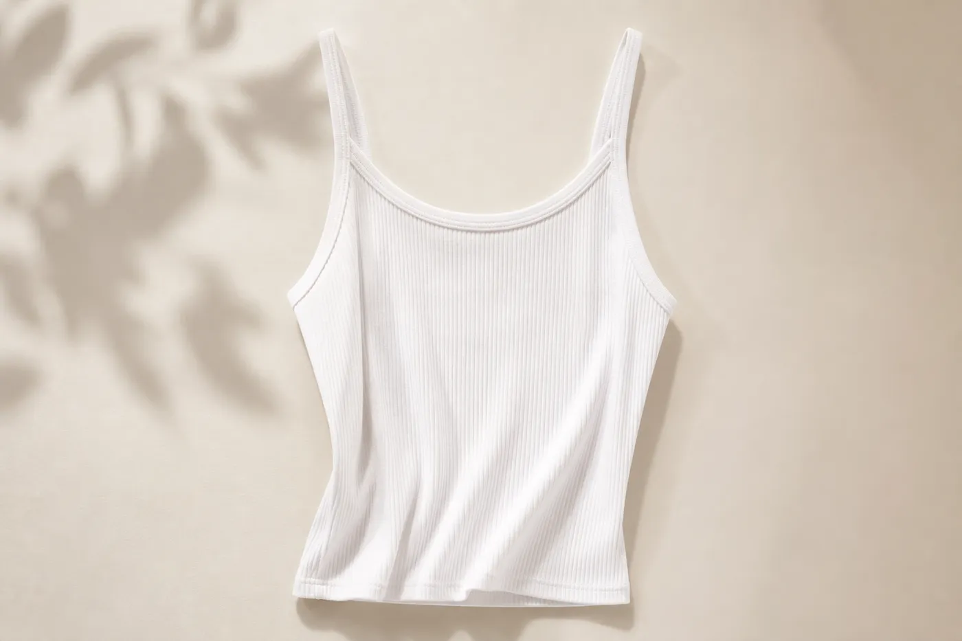Cotton Ribbed Tank Top